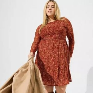 Torrid NWT Long Sleeve Dress 2X